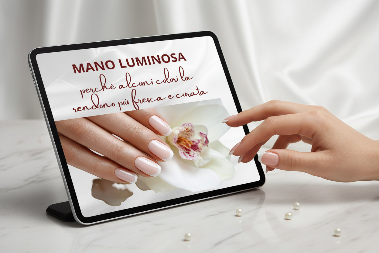 Perché alcuni colori rendono la mano più fresca e luminosa